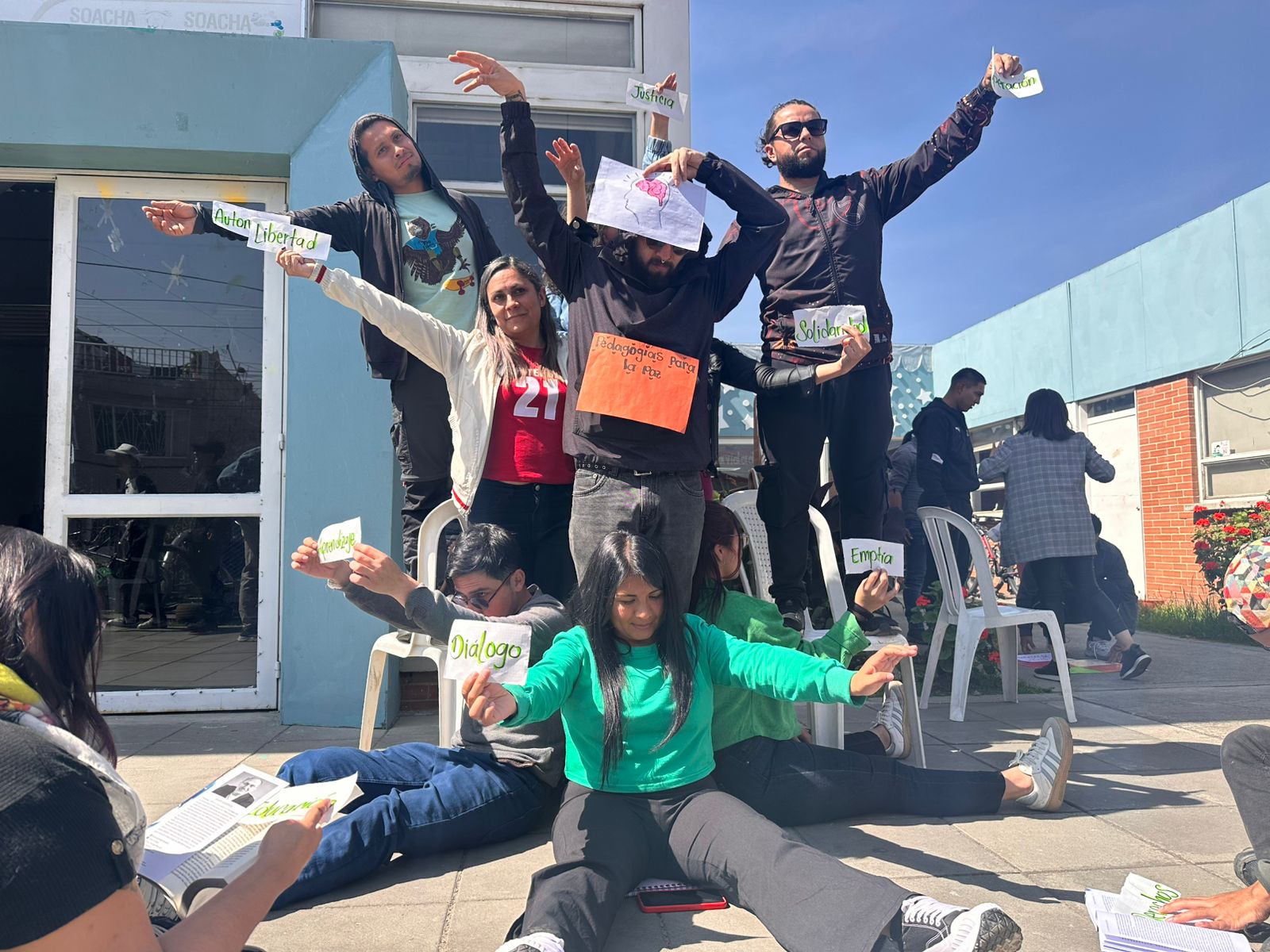 Integrantes del Programa Jóvenes en Paz en Soacha