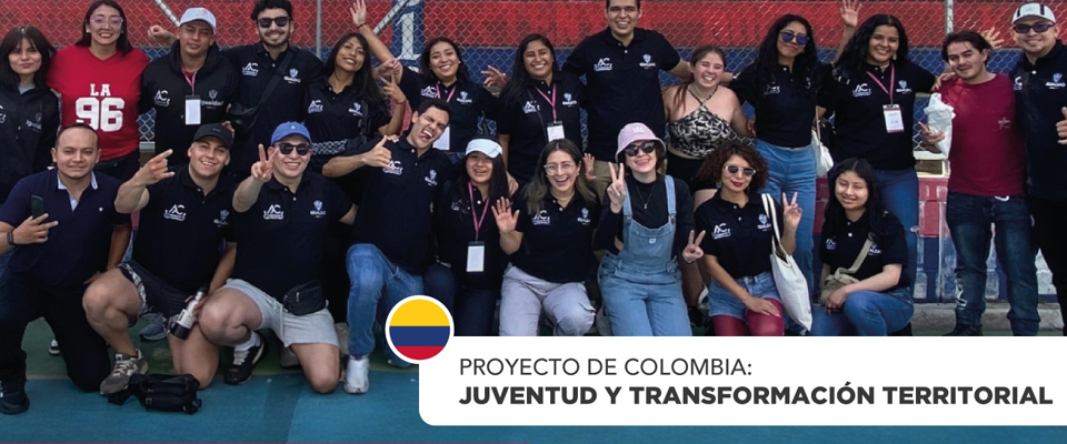 Jóvenes colombiamos que hacen parte del Voluntariado juvenil Alianza Pacífico