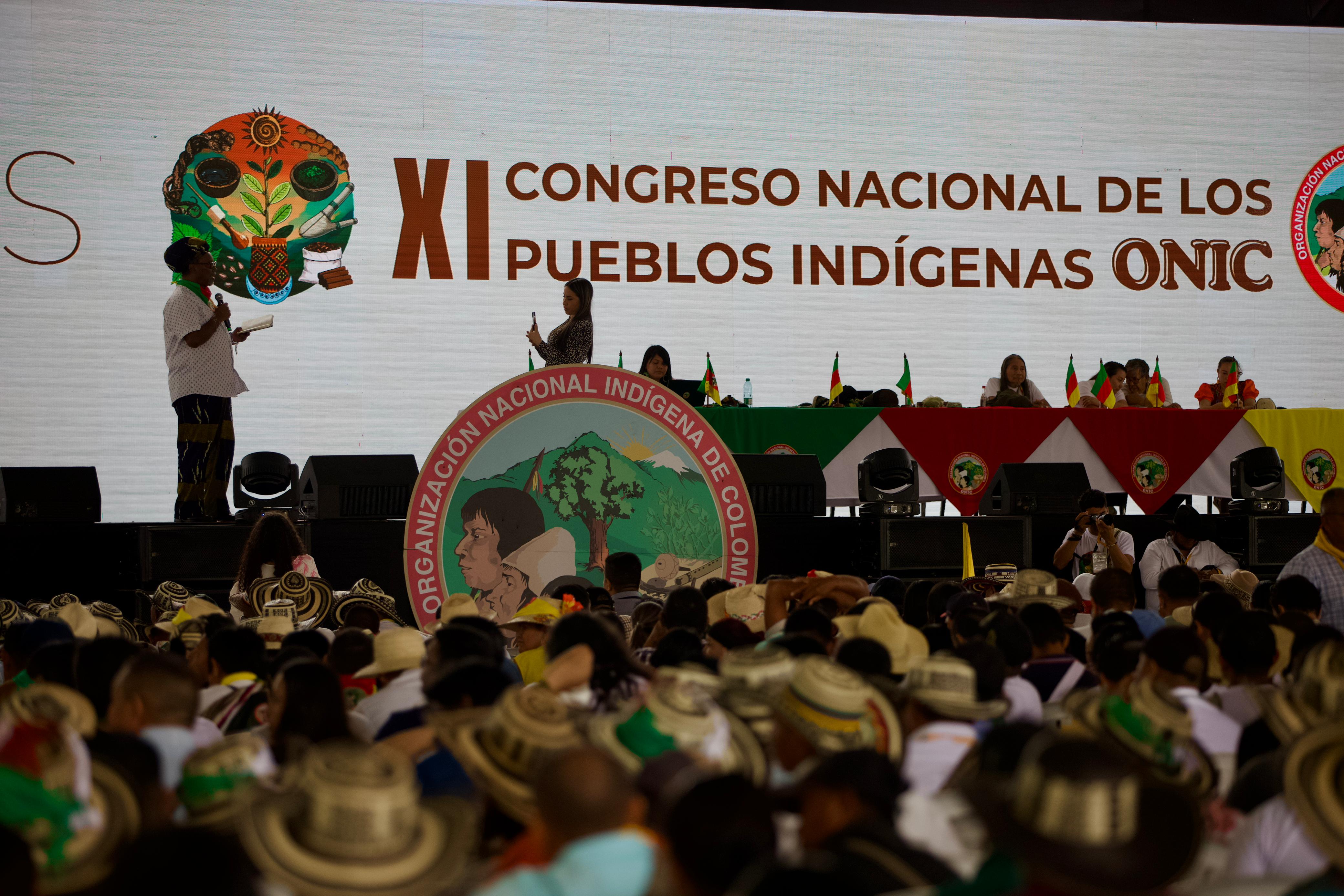 Ministro Carlos Rosero XI Congreso de la Organización Nacional Indígena de Colombia (ONIC)