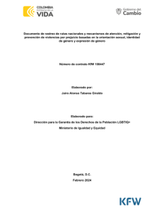 Documento de rastreo de rutas nacionales