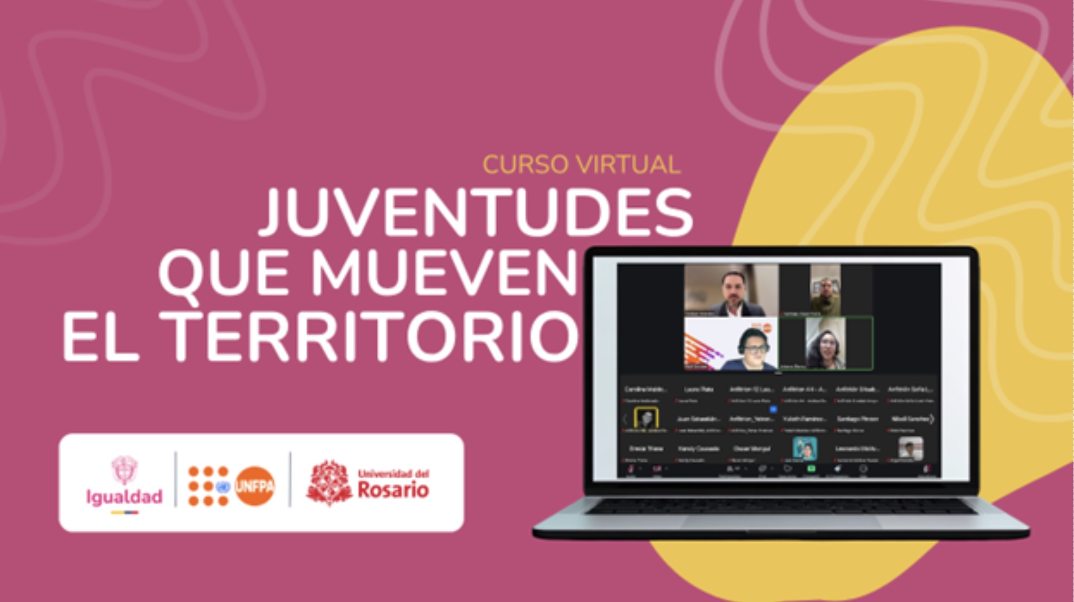Imagen curso virtual Juventudes que mueven el territorio
