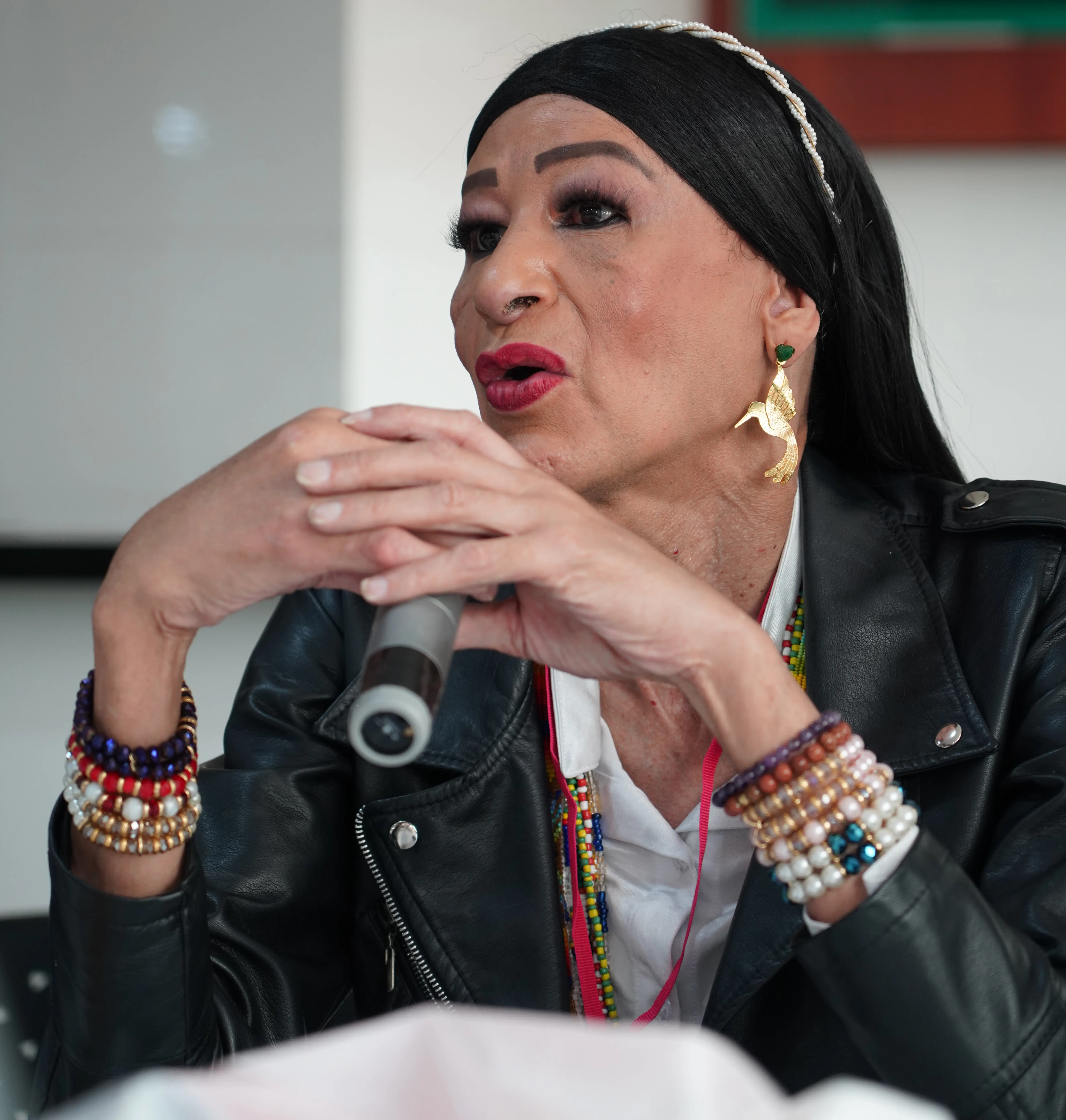 Primer plano de Charlotte Callejas, directora (e) de Población Migrante del  Ministerio de Igualdad y Equidad