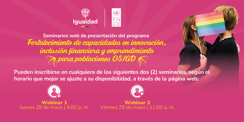 Imagen inscripciones a Seminarios web de presentación del programa