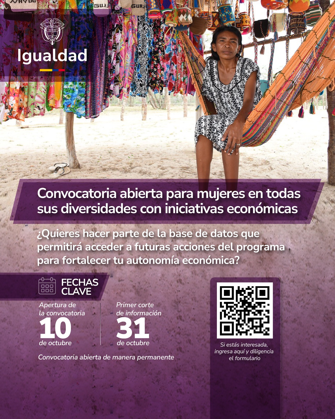 convocatoria mujeres autonomía económica 